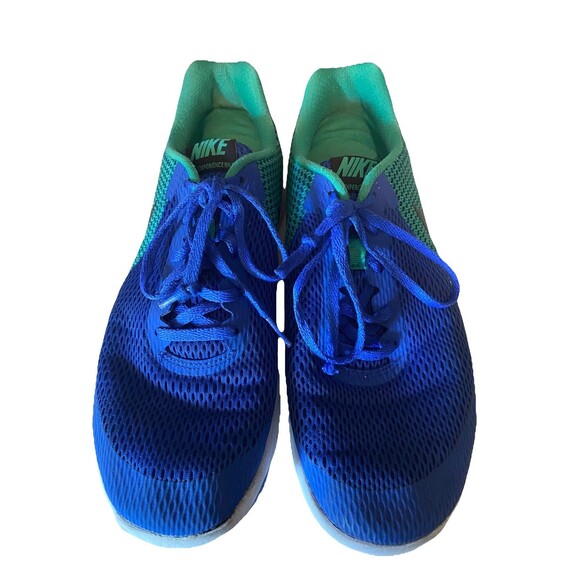 Nike Flex Experience Blue/Green Size 9 881802-400 Running Shoes - Picture 1 of 8